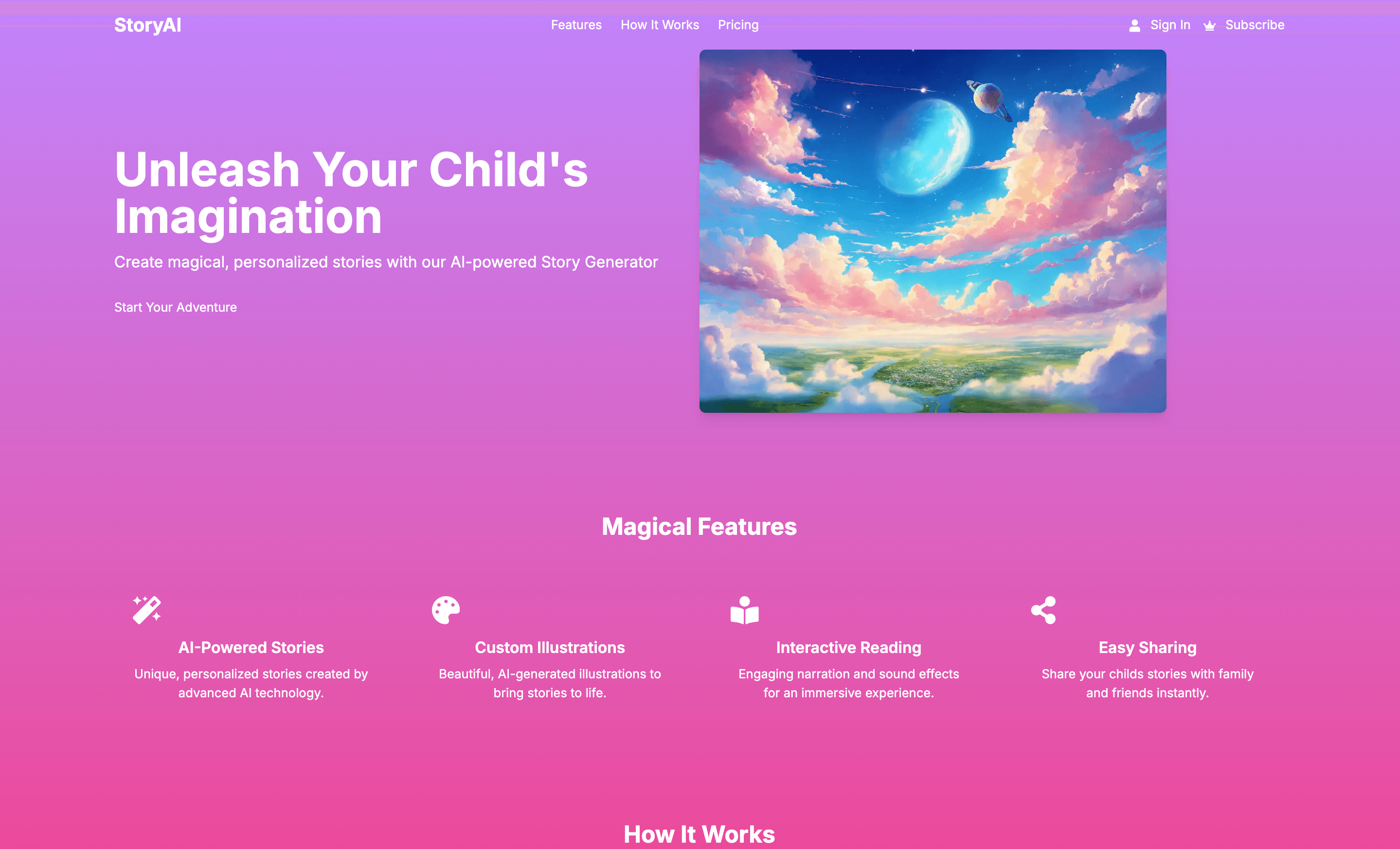 AI Stories Generator